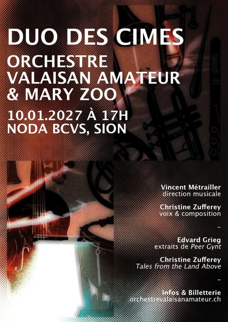 Duo des cimes — Mary Zoo et l’Orchestre Valaisan Amateur